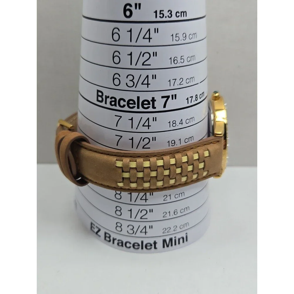 JBK Camrose Kross Jacqueline Kennedy Seiko Quartz Gold Crystal Watch New Battery